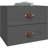 vidaXL Stenska nočna omarica siva 50x36x40 cm | Shoptok.si