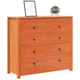  Bočni ormarić voštano smeđi 100x40x90 cm od masivne borovine | shoptok.hr