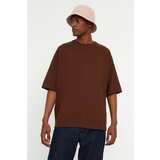 Trendyol Brown Men's Oversize T-Shirt | shoptok.hr