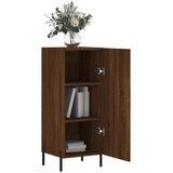 vidaXL Komoda rjavi hrast 34,5x34x90 cm inženirski les | Shoptok.si