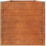  Povišena vrtna gredica boja hrđe 240 x 80 x 77 cm čelik COR-TEN | Eponuda.com