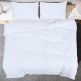  Set posteljine za poplun bijeli 260 x 240 cm pamučni | shoptok.hr