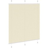 vidaXL Plisirana roleta krem 120x150 cm širina tkanine 119,4 cm | shoptok.hr
