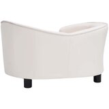 SOFA za pse krem 69 x 49 x 40 cm od pliša i umjetne kože | shoptok.hr