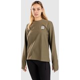 Eivy Versa Loose Fit Rib Top Funkcijska majica olive Cene