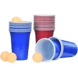 Stolni set za pivski pong 0,5 L plastični