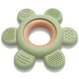 Lorelli silikonsko drvena glodalica za bebe flower - fresh green ( 10210890004 ) Cene