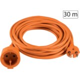  Domov Podaljšek, 1 vtičnica, 30m, H05VV-F, oranžen - NV 4-30/OR/1,5 | Shoptok.si