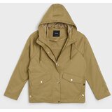 Sinsay Kratka parka s kapuljačom od twilla | shoptok.hr