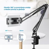 namizno držalo z zložljivo roko z za telefon, tablico - 50394