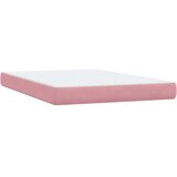 Box Spring krevet s madracem i LED ružičasti 160x220 cm baršun | shoptok.hr