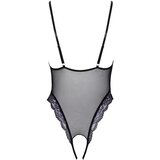 Cottelli Crotchless Body Floral Lace 2643448 Black-Purple XL | Shoptok.si