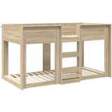  Krevet na kat za djecu Sonoma hrast 75 x 190 cm | shoptok.hr