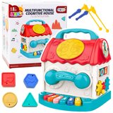 Interaktivna kockasta zvečka za razvrstavanje Educational House zvuči šareno | shoptok.hr