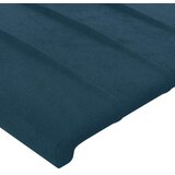  Uzglavlje s ušima tamnoplavo 163x23x118/128 cm baršunasto | shoptok.hr