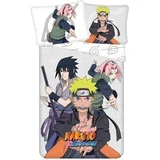 Enojna bombažna otroška posteljnina 140x200 cm Naruto –