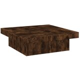Maison Chic Klubska mizica - kavna mizica - Nizka mizica dimljeni hrast 90x90x28 cm inženirski les, (21754094) Cene