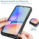 Techsuit ColorVerse 360 Series dvostranska zaščitna maska za Samsung Galaxy A25 5G – črna | Shoptok.si