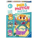 Ravensburger Mix&Match puzzle - Dinousaurus - 3x24 delova | ePonuda.com