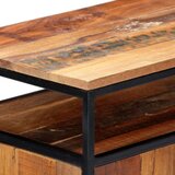In Stranska omarica 60x35x76 cm trden predelan les in jeklo | Shoptok.si