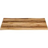 Stolna ploča sa živi rub 90x80x3 8 cm masivno grubo drvo manga | shoptok.hr