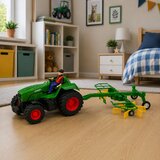  Remote Controlled Farm Tractor with Hay Rake RC Lights 1:24 | shoptok.hr