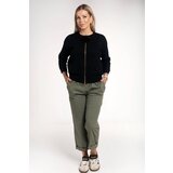  Khaki cotton trousers with elastic band | shoptok.hr