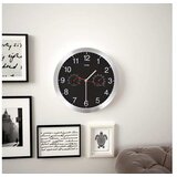  Stenska ura s Quartz gibanjem, higrometrom in termometrom 30 cm | Shoptok.si