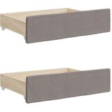  Izvlečna dnevna postelja s predali taupe 80x200 cm blago, (20929584) | Shoptok.si