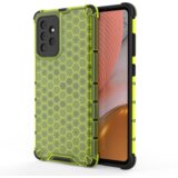 IZMAEL.eu Honeycomb pancirni ovitek s silikonskim okvirjem za Samsung Galaxy A72 5G/Galaxy A72 4G - Zelena | Shoptok.si