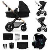 Kinderkraft Moov 2 Kolica Za Bebe 3U1 Pure Black