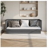  Dnevni ležaj sivi 80 x 200 cm od masivne borovine | shoptok.hr