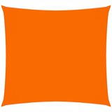 vidaXL Senčno jadro oksford blago kvadratno 2x2 m oranžno, (20803791) Cene