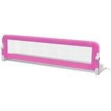  Sigurnosna ogradica za dječji krevet 2 kom ružičasta 150 x 42 cm | shoptok.hr