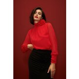 Marisse Women's Shirt Z-Ko-4548 Red Cene
