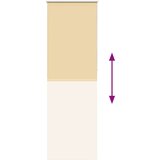 vidaXL Rolo zatemnjena bež 75x210 cm tkanina širina 70,7 cm poliester | Shoptok.si