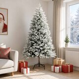  Umjetno božićno drvce s nogom 210 cm PVC i metal | shoptok.hr