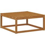 Vanjski otoman Čvrsto drvo akacije Prirodna 79 x 79 x 37 cm | shoptok.hr