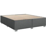  Krevet s oprugama i madracem tamnosivi 200 x 200 cm od tkanine | shoptok.hr