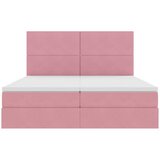 Krevet s od storage s uzglavljem Ružičasta 180 x 200 cm Baršun | Eponuda.ba