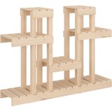  Stalak za biljke 104,5 x 25 x 77,5 cm od masivne borovine | shoptok.hr