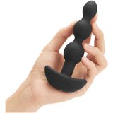 b-Vibe vibracijski analni čep triplet, crni | shoptok.hr