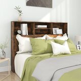 Maison Chic vzglavna omarica - nočna omarica - posteljna omarica dimljeni hrast 140x19x103,5 cm, (21705842) | Shoptok.si