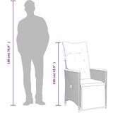  7-dijelni vrtni bistro set od poliratana s jastucima crni | shoptok.hr