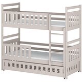 Molarem Home Drveni dječji krevet na kat Oliwia s tri kreveta - kašmir - 160x80 cm - Bez madraca | shoptok.hr