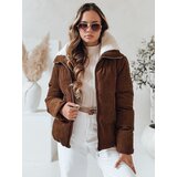 DStreet Kurtka damska zimowa TRENDYGLAM brązowa Cene