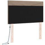  LED glava kreveta Boja cappuccina 100 cm Lažna koža | shoptok.hr