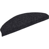  Prostirke za stepenice, samoljepljive, 10 kom, 65x21x4 cm, crne, poluokrugle, velike | shoptok.hr