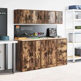  Garažni zidni ormarići 2 kom boja hrasta od konstruiranog drva | shoptok.hr