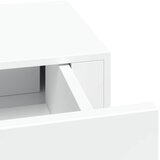 Zidna polica s ladicom bijela 40 x 23,5 x 10 cm MDF | shoptok.hr